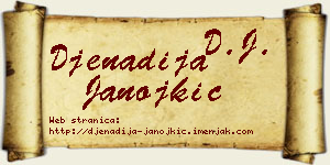 Đenadija Janojkić vizit kartica